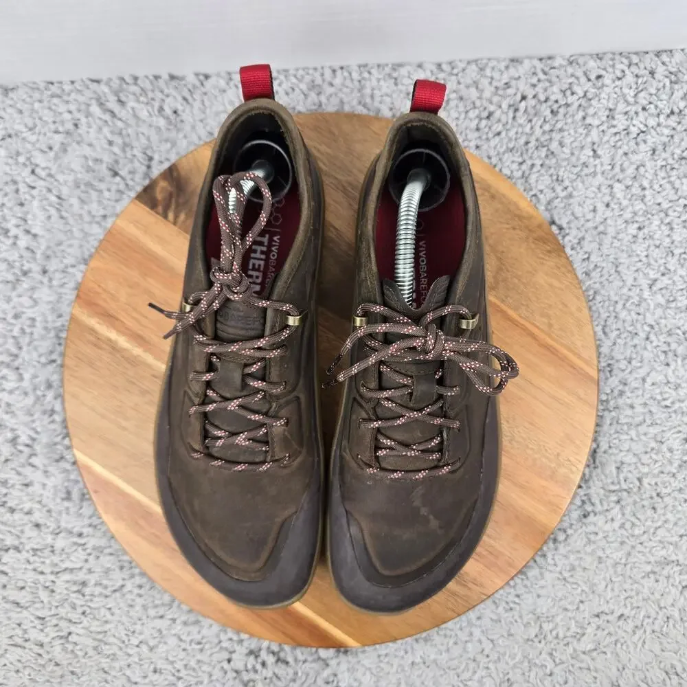 Vivobarefoot Womens 41 Tracker Leather Low Brown All Terrain Trail Running Shoe